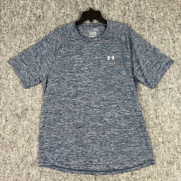 Under Armour Shirt Mens Extra-Large‎ Gray Loose Training Crewneck Gym Workout - Picture 1 of 7